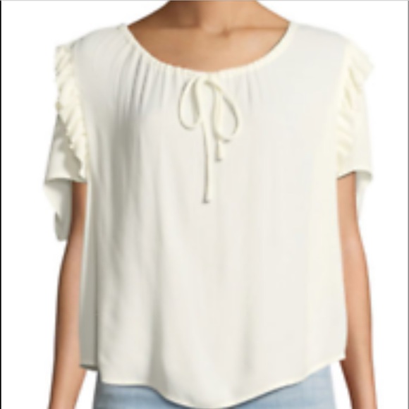 Frame Ruffle Raglan Top - Picture 6 of 7